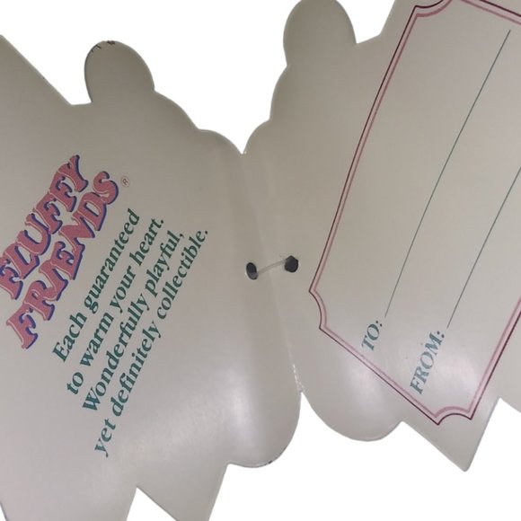 VTG Fluffy Friends Realistic Brown Stuffed Monkey Chimp Plush Creations Inc NOS - Picture 5 of 11